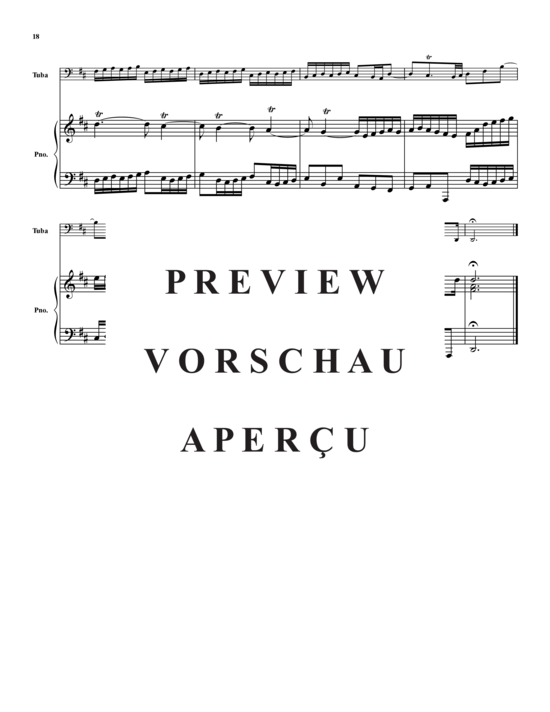 Product gallery: Page 19 of 21 Sonata BWV 1028 , , (tuba + piano)