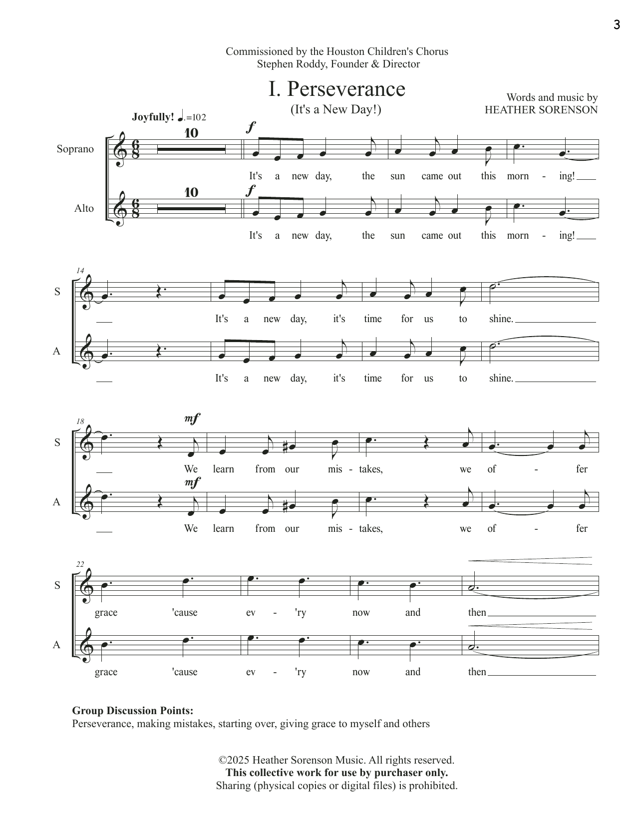 Produktgalerie: Seite 1 von 1 Lessons Learned from Kids, Heather Sorenson, Chor