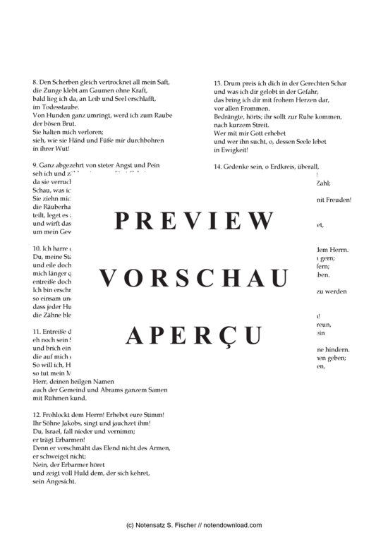 Produktgalerie: Seite 4 von 4 Mein Gott, mein Gott, warum verlässt du mich , , (Gemischter Chor)