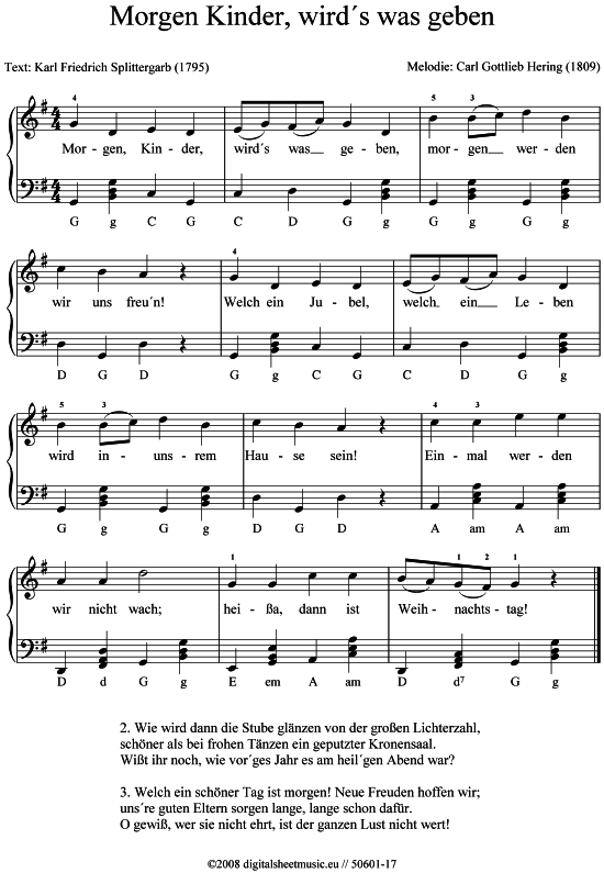 gallery: Morgen Kinder, wird´s was geben, , 