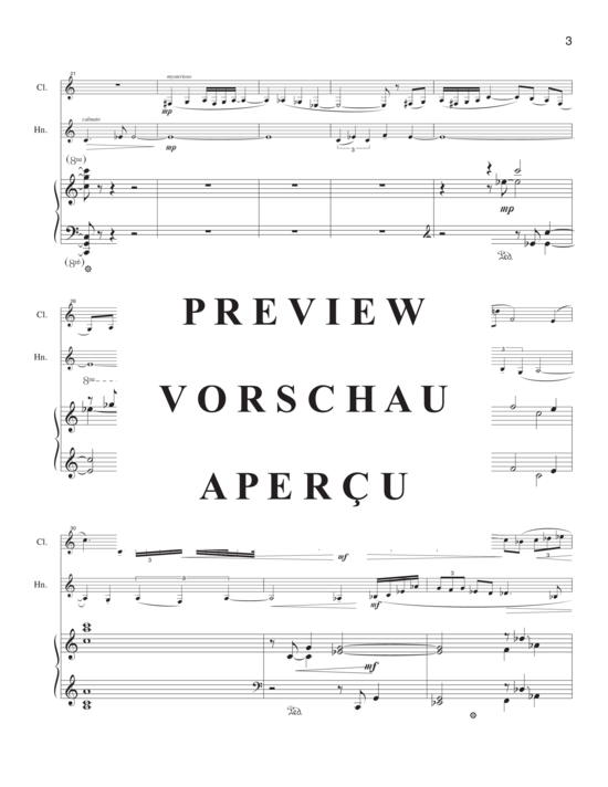 Product gallery: Page 6 of 21 Passage to Eden , , (clarinet, horn and piano)