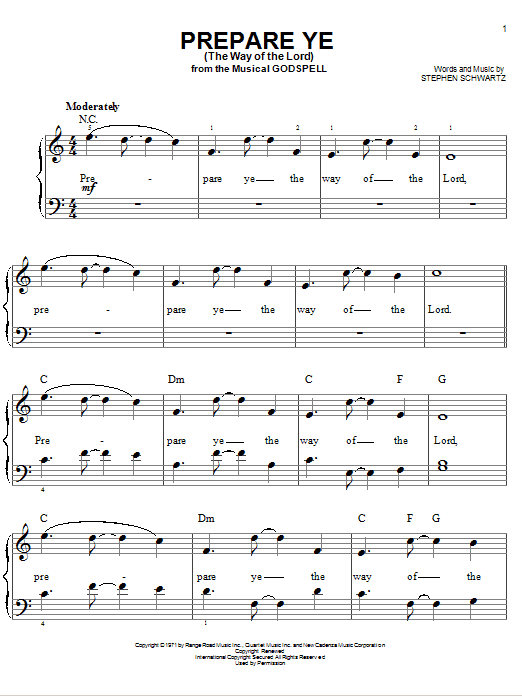 Produktbild zu: Prepare Ye (The Way Of The Lord)