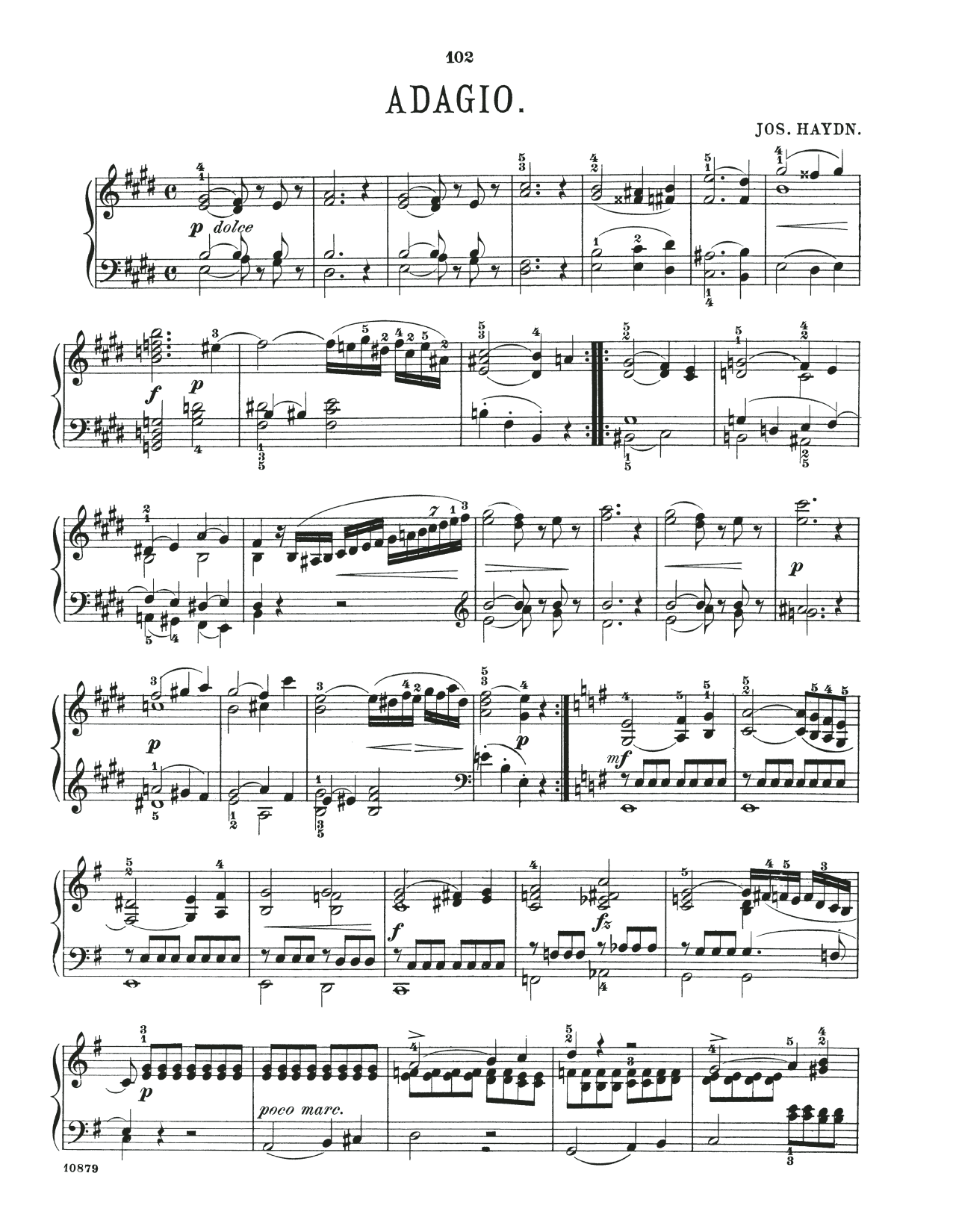 Product picture to: Adagio In E Major
