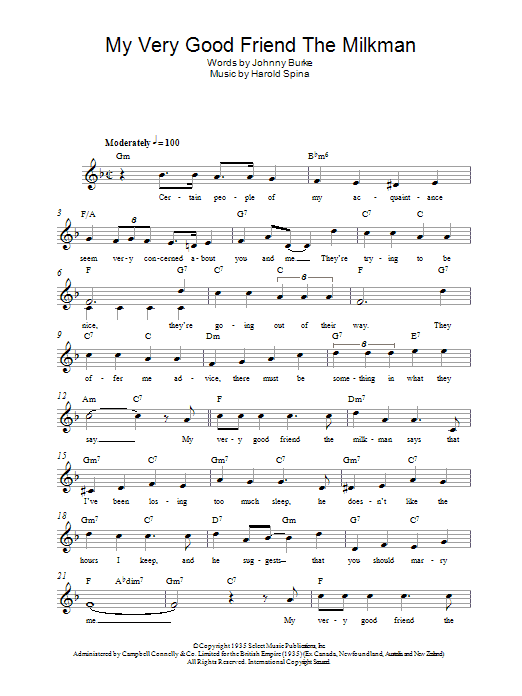 Product gallery: Page 1 of 1 My Very Good Friend, The Milkman, Eric Clapton