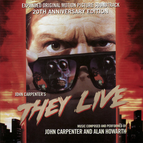 cover: They Live, John Carpenter, Klavier