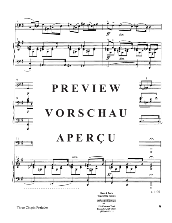 Product gallery: Page 11 of 14 Three Chopin Preludes , , (tuba + piano)