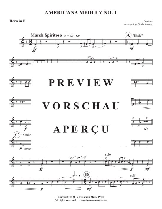 Produktgalerie: Seite 12 von 17 American Medley No. 1 , , (Blechbläserquintett)
