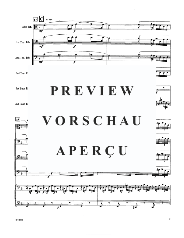 Product gallery: Page 7 of 11 Ave Maria, , Trombone Sextet