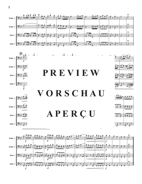 Product gallery: Page 3 of 9 Rondo , , (Tuba Quartet: 2x Baritone, 2xTuba)