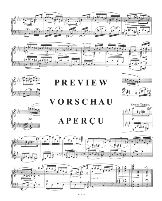 Product gallery: Page 3 of 3 Wiegenlied  , , Piano Solo