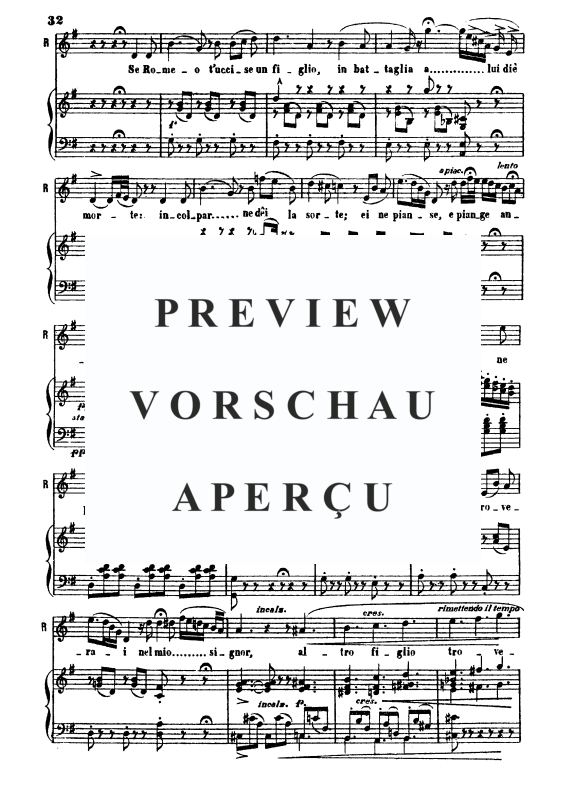Produktgalerie: Seite 3 von 11 La tremenda ultrice spada, , Gesang und Klavier