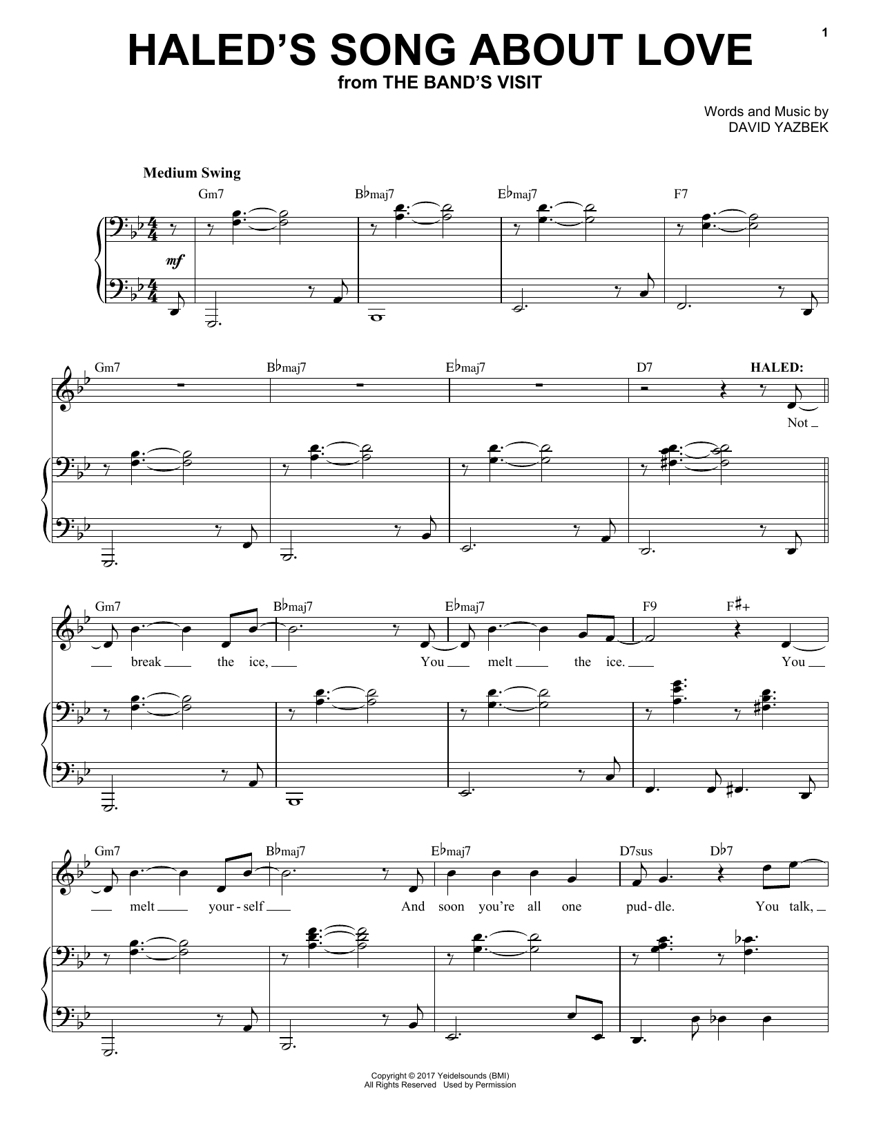 Produktbild zu: Haled's Song About Love
