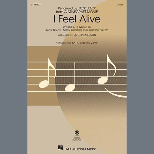 cover: I Feel Alive (from A Minecraft Movie) (arr. Roger Emerson), Jack Black