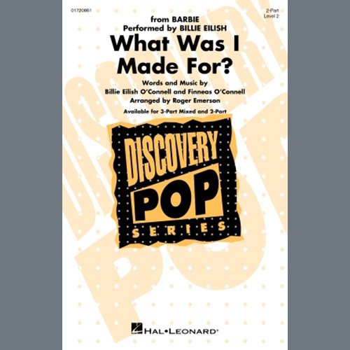 cover: What Was I Made For? (arr. Roger Emerson), Billie Eilish