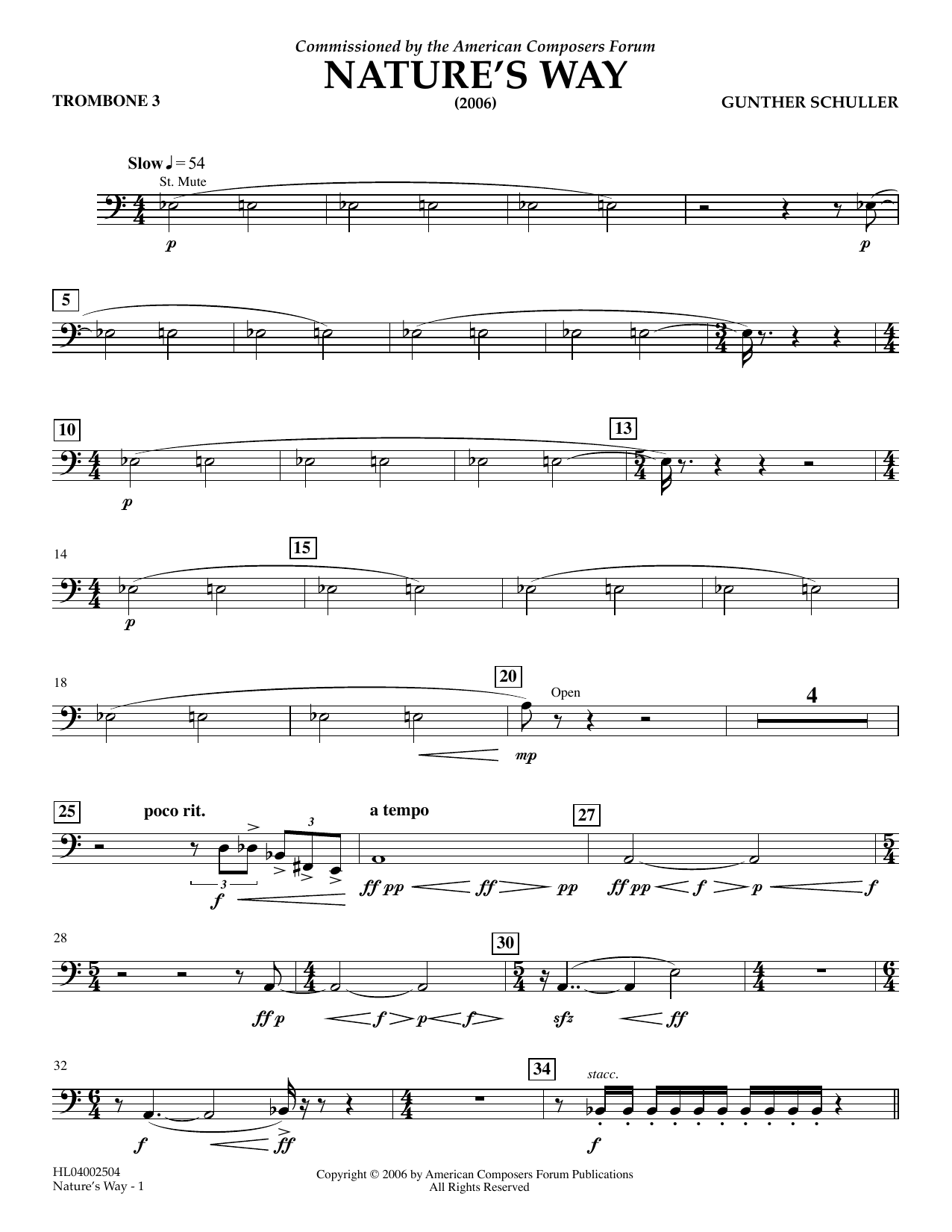 Product picture to: Nature's Way - Trombone 3