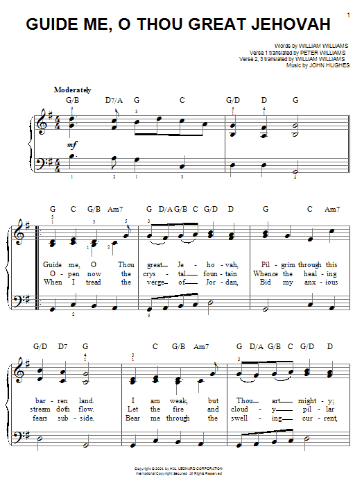 Produktbild zu: Guide Me, O Thou Great Jehovah