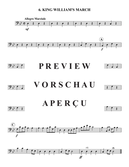 Produktgalerie: Seite 16 von 21 Suite of Royal Marches – 6 Stücke , , (Blechbläserquintett)