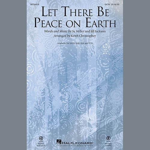 cover: Let There Be Peace On Earth (arr. Keith Christopher), Sy Miller and Jill Jackson, Chor
