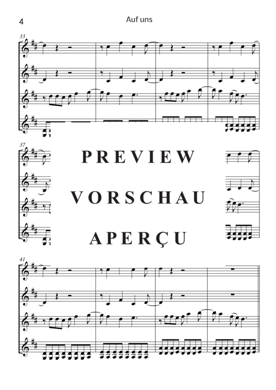 gallery: Auf Uns , Bourani, Andreas, (Geigenquartett)