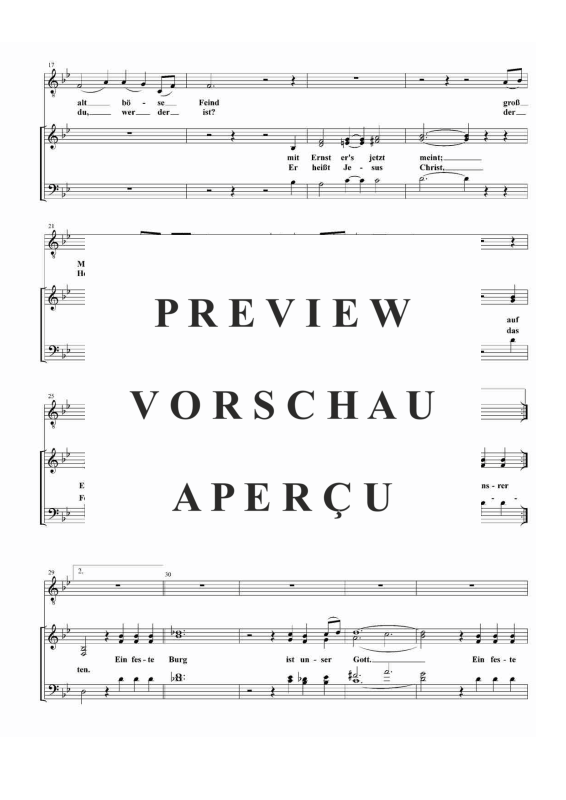 gallery: Ein feste Burg ist unser Gott EG 362, , Gemischter Chor, Solist und Klavier