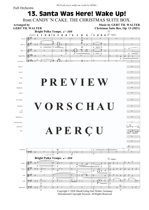 Produktgalerie: Seite 2 von 11 Santa Was Here! Wake Up!, , Sinfonie Orchester