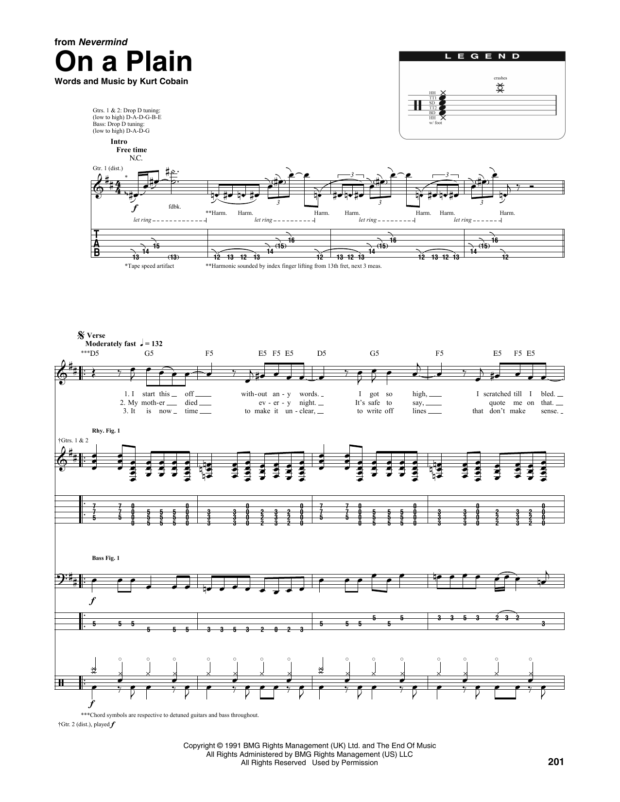 Produktgalerie: Seite 1 von 1 On A Plain (from Nevermind), Nirvana