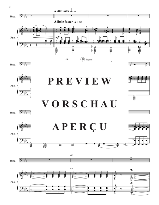 Product gallery: Page 3 of 6 Soliloquy , , (tuba + piano)