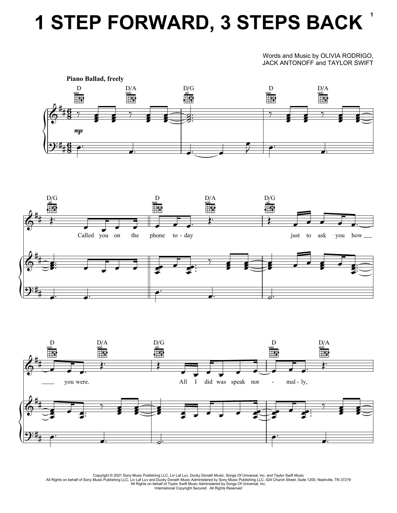 Produktbild zu: 1 step forward, 3 steps back
