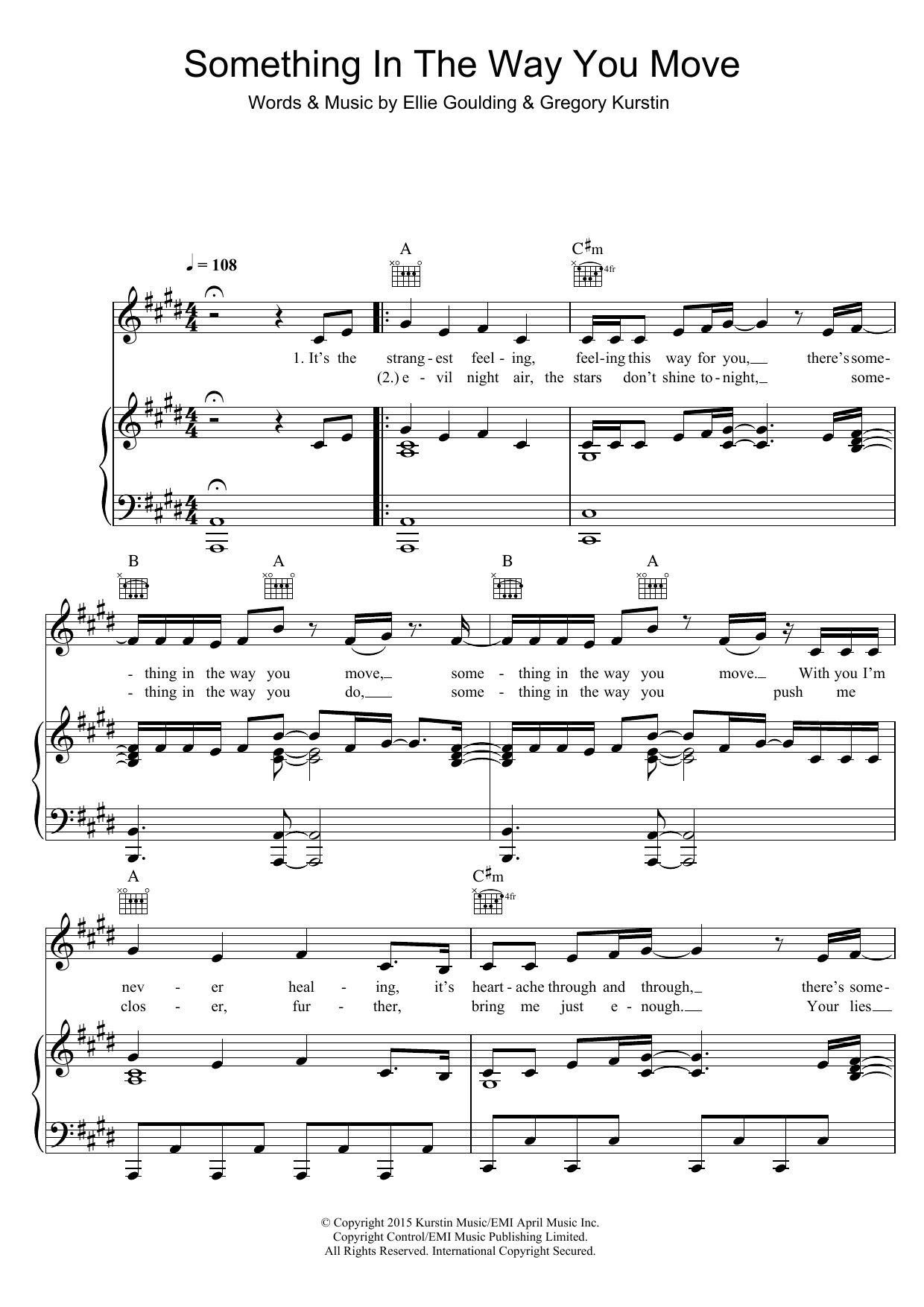 Produktbild zu: Something In The Way You Move