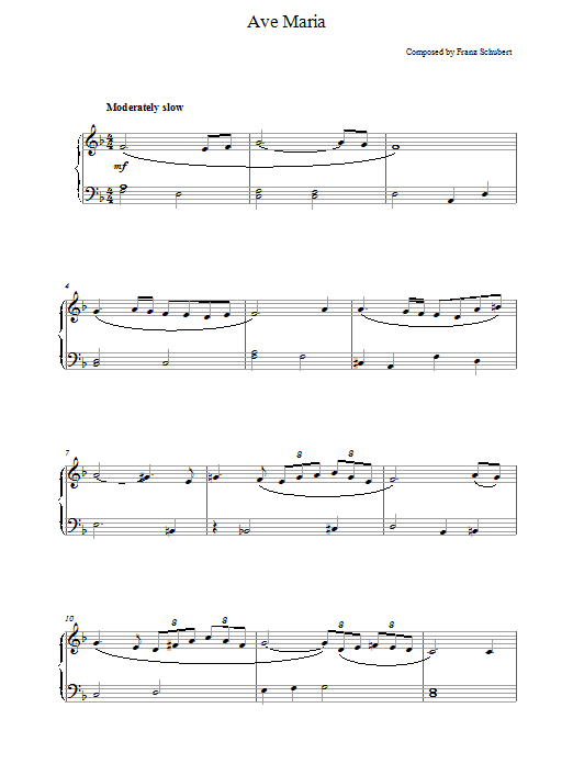 Product picture to:  Ave Maria - Franz Schubert