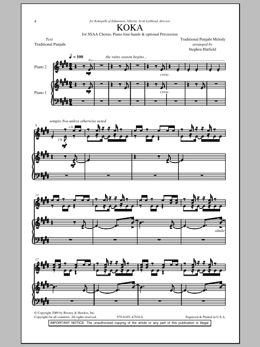 Produktgalerie: Seite 1 von 1 Koka, Stephen Hatfield, Chor