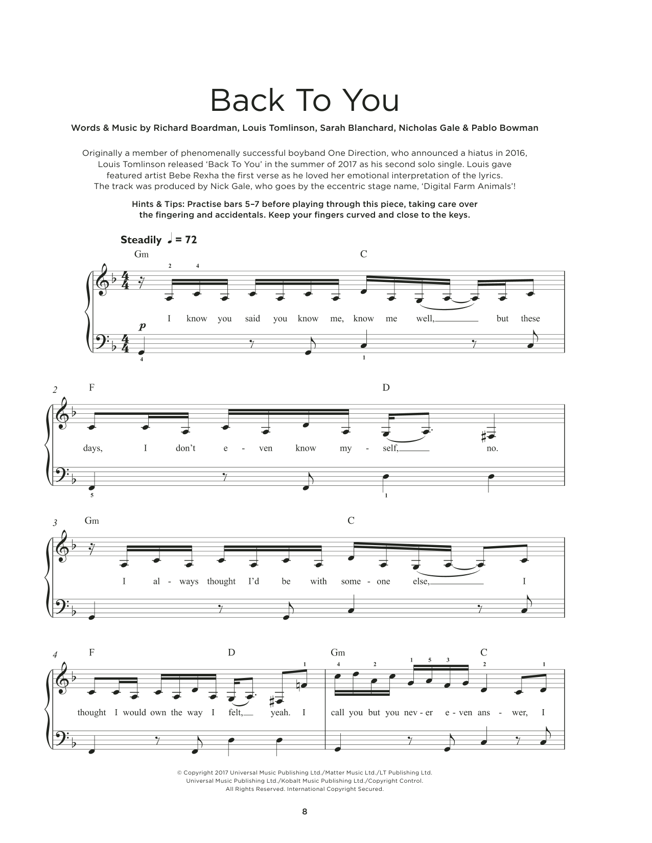 Product picture to: Back To You (feat. Bebe Rexha & Digital Farm Animals)