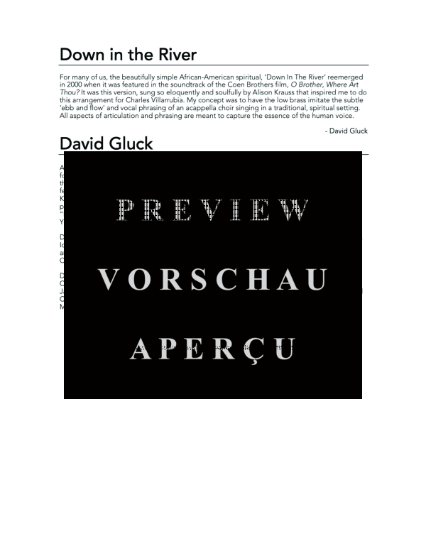 Produktgalerie: Seite 4 von 11 Down in the River, , (Tuba Ensemble EEETTT)