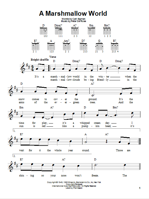Product gallery: Page 1 of 1 A Marshmallow World, Bing Crosby