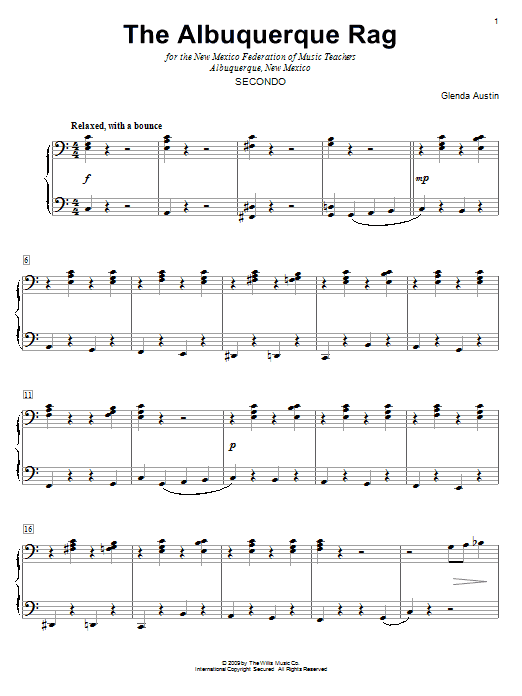 Produktbild zu: The Albuquerque Rag