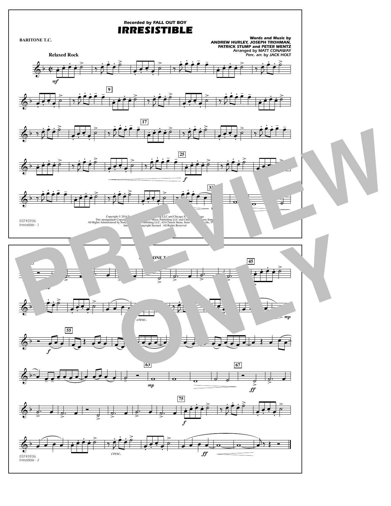 Product picture to: Irresistible - Baritone T.C.