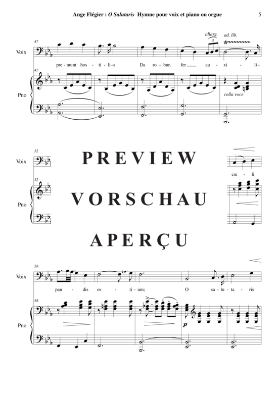 Product gallery: Page 6 of 7 O Salutaris , , (piano + bass)