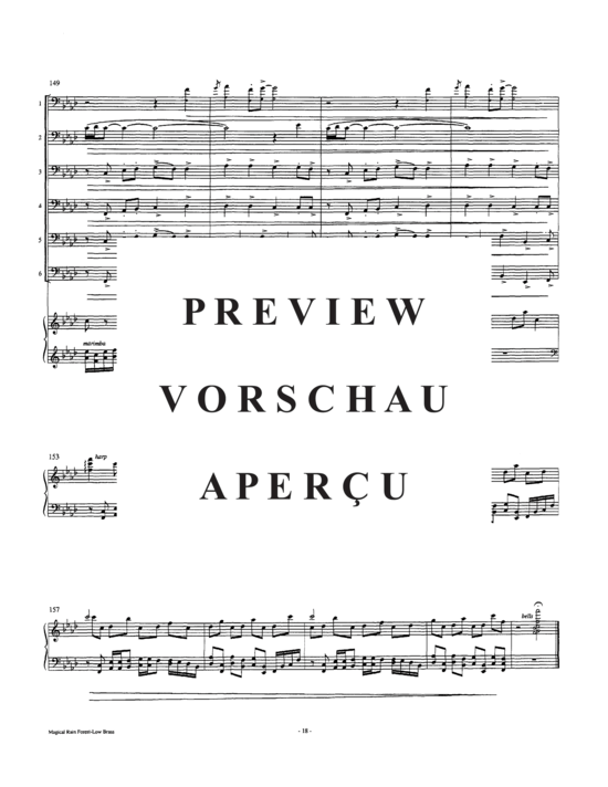 Produktgalerie: Seite 20 von 21 Into the Magical Rain Forest , , (Tuba Ensemble 1-6 Tuben + Tape)