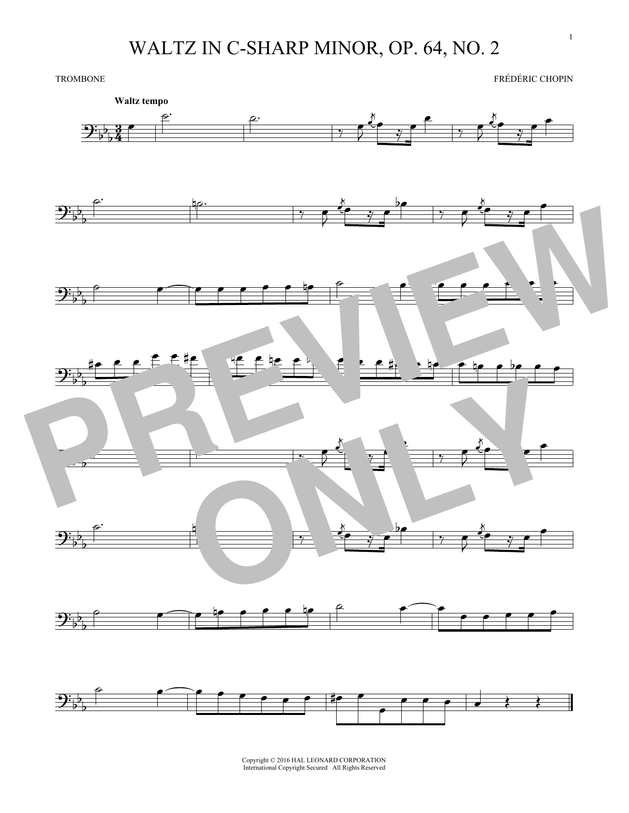 Product gallery: Page 1 of 1 Waltz In C-Sharp Minor, Op. 64, No. 2, Frédéric Chopin