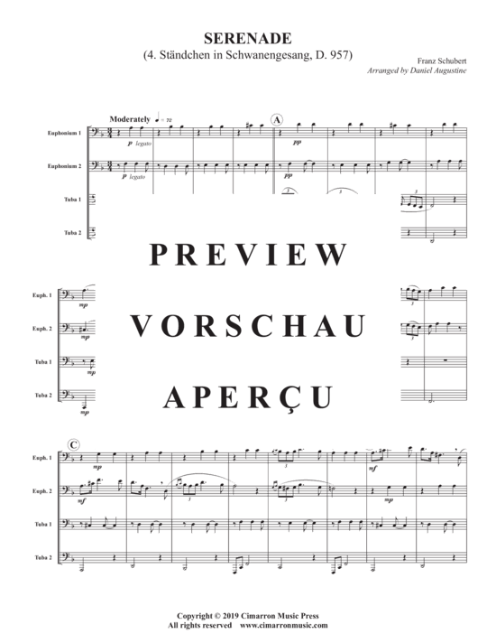 Product gallery: Page 3 of 11 Serenade , , (Tuba Quartett EETT)