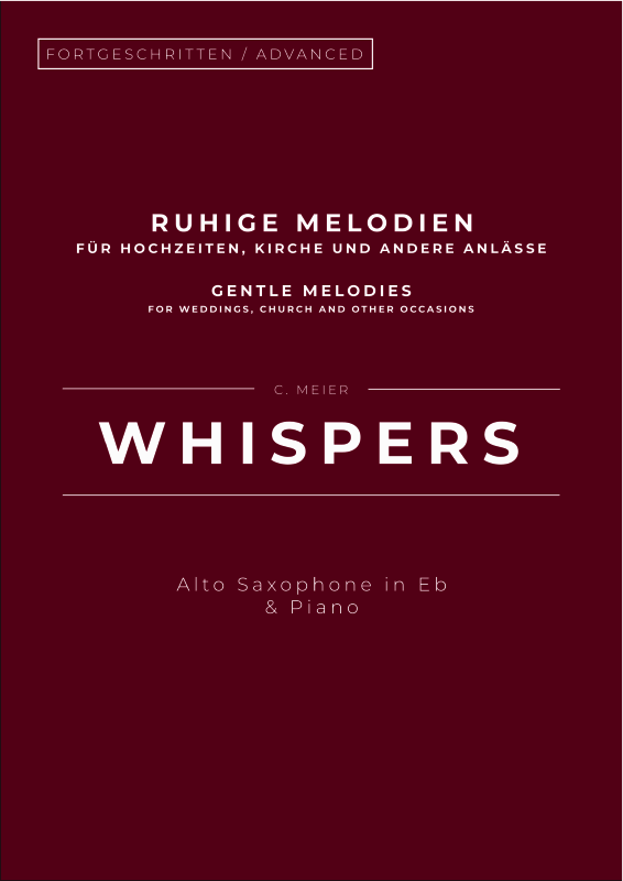 Produktbild zu: Whispers - Gentle Melodies for Weddings, Church, and Other OccasionsChristoph Meier