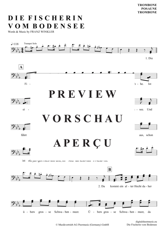 gallery: Die Fischerin Vom Bodensee , Helwig, Margot und Maria, (Posaune / Bariton)