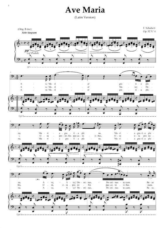 gallery: Ave Maria D.839 (Bass + Klavier) , ,  (F-Dur)