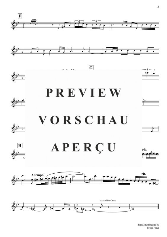 Product gallery: Page 4 of 4 Petite Fleur, Tex, Pete, (recorder)