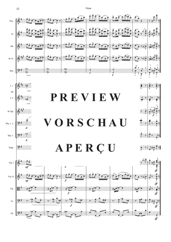 Produktgalerie: Seite 14 von 21 Fiesta , , (Orchester)