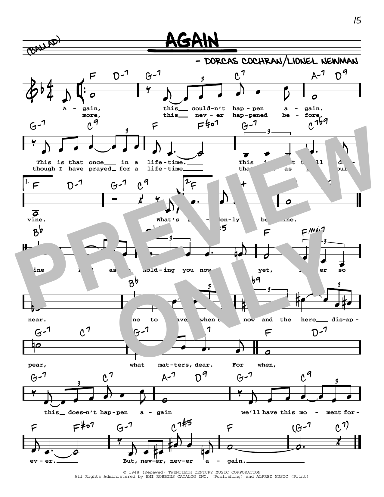 Produktbild zu: Again (Low Voice)