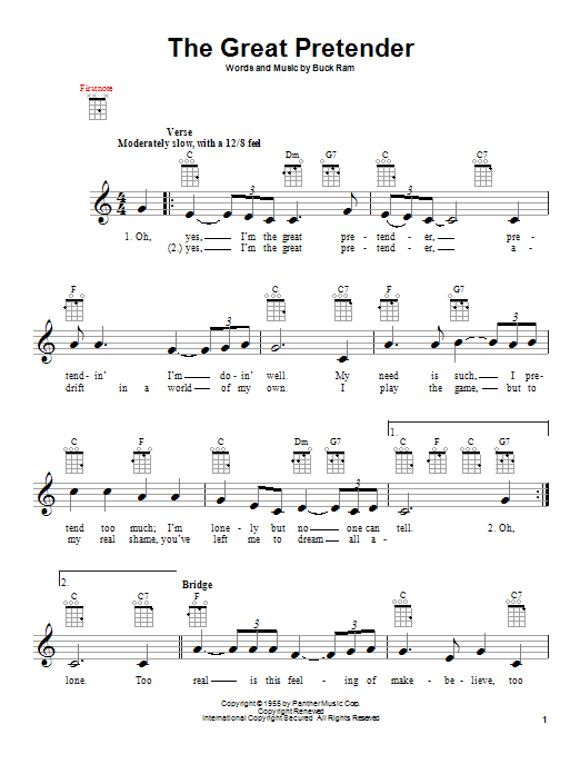 Product gallery: Page 1 of 1 The Great Pretender, The Platters