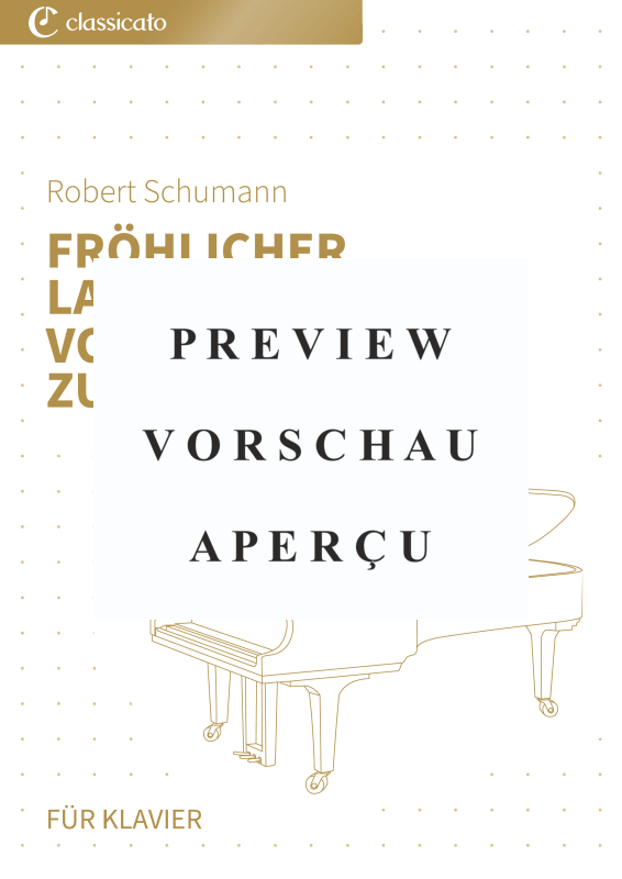 Produktgalerie: Seite 2 von 5 Fröhlicher Landmann, von der Arbeit zurückkehrend - aus Album für die Jugend op. 68 Nr. 10 - vereinfachte Klavierfassung, , Klavier Solo