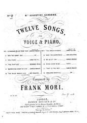cover: Be Quiet, Do!, Frank Mori, Gesang, Klavier