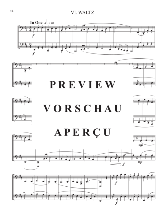 Produktgalerie: Seite 16 von 21 Six Concert Caprices , , (Blechbläser Duett - tiefe Lage)